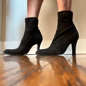 Robert Clergerie Suede Stretch Boots Size: 7 1/2